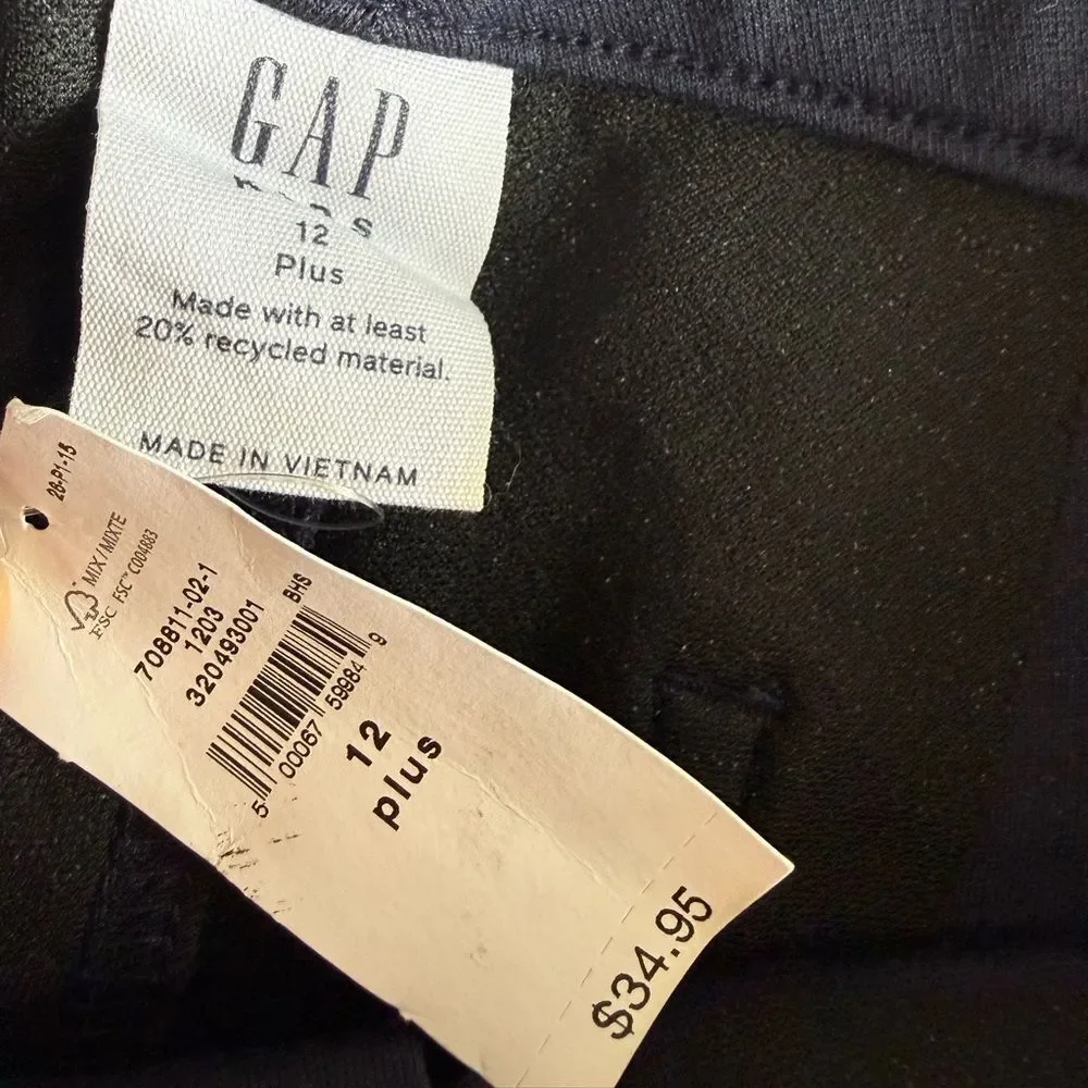 GAP Kids Ponte Pants Navy Size 12Plus NWT IN PACKAGE